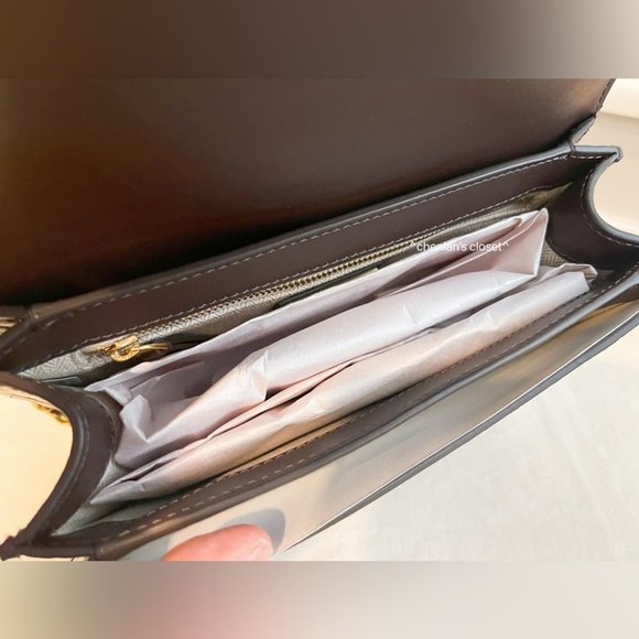 🔥NeW! Tory Burch Britten Embossed Small Adjustable Shoulder Bag - Picture 8 of 15